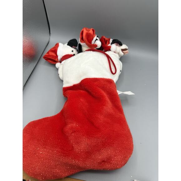 Disney 101 Dalmatians Christmas Stocking Plush Puppies Domino Lucky Jolly - Picture 4 of 6